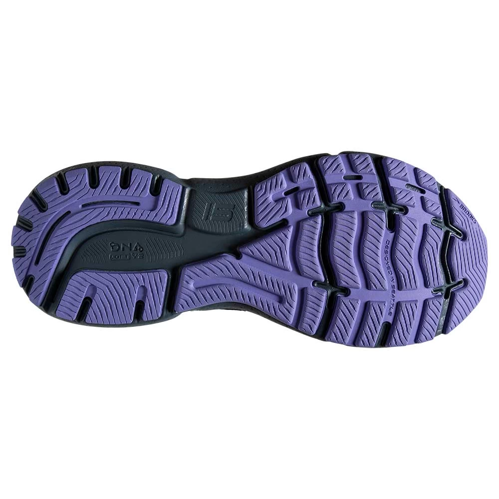 BROOKS Women's Ghost 15 Running Shoe- Black/Jacaranda/Salt- Regular (B) - Image 7