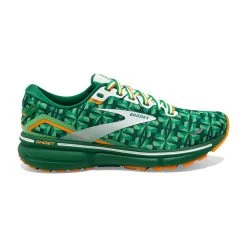 BROOKS Women's Ghost 15 Run Lucky - Green/White/Orange- Regular (B)