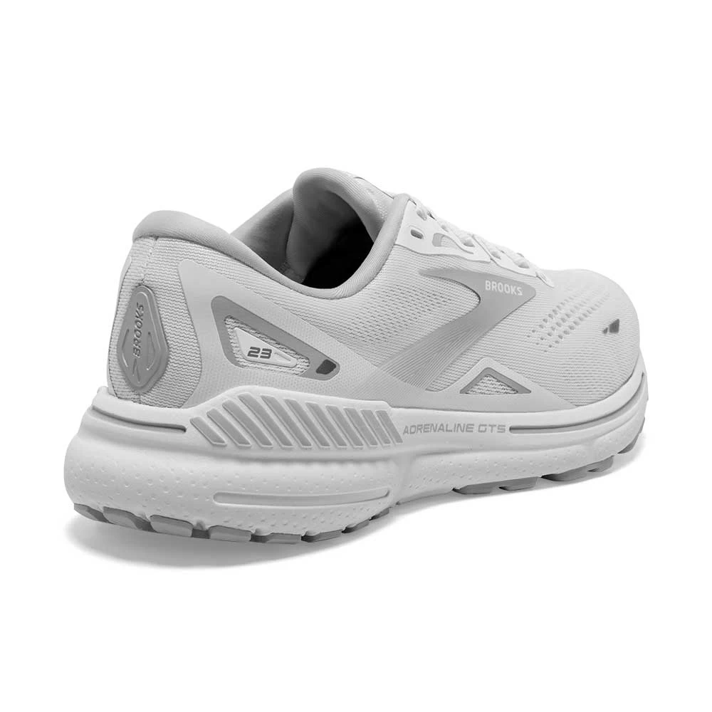 BROOKS W Adrenaline GTS 23 (D) - White/Oyster/Silver - Image 5