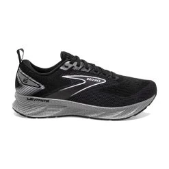 BROOKS Women's Levitate 6 Running Shoe- Black/Ebony/White- Regular (B)