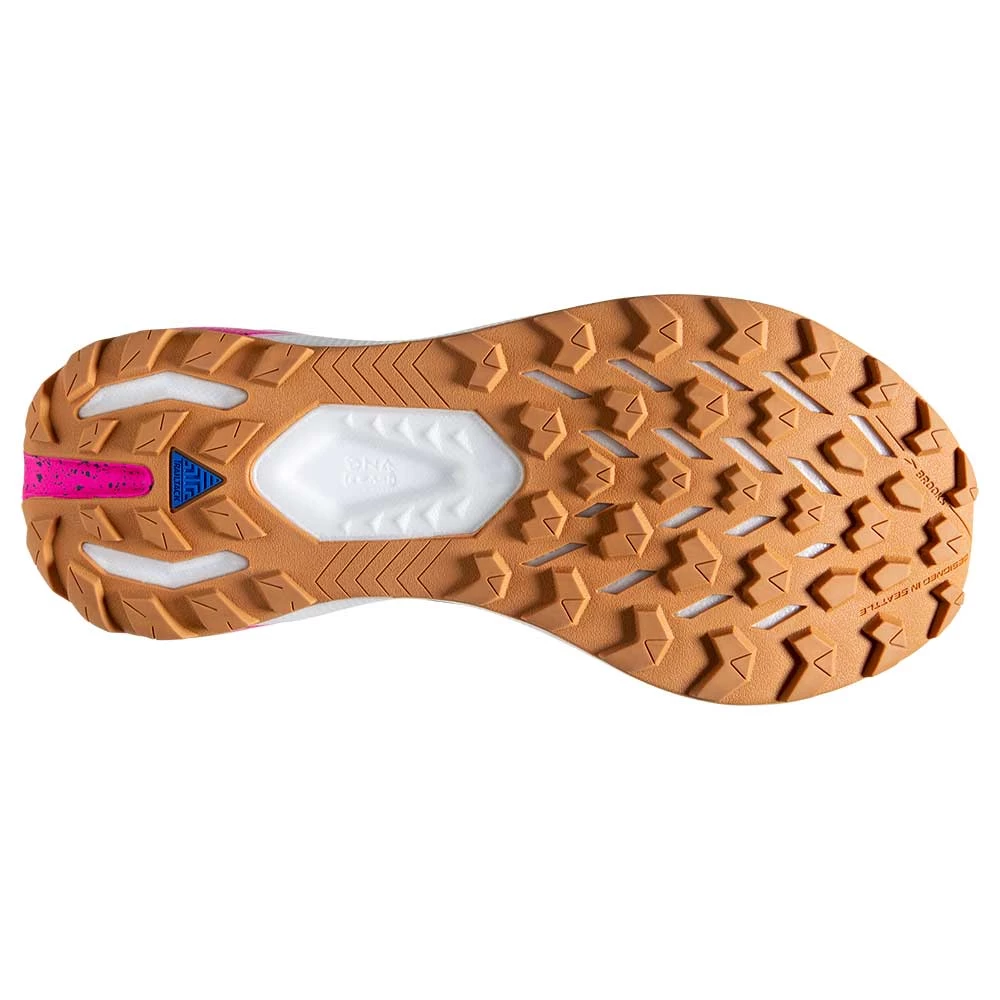 BROOKS Women's Catamount 2 Trail Running Shoe- Peacoat/Pink/Biscuit- Regular (B) - Image 6