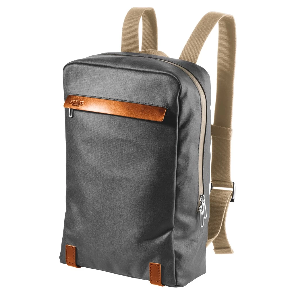 BROOKS ENGLAND Brooks Pickzip Backpack - 20L - Grey/honey