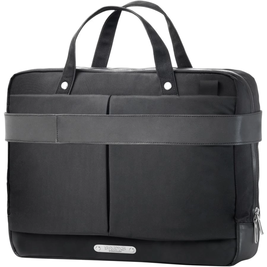 BROOKS ENGLAND Brooks New Street Briefcase - 15L - Black - Image 3