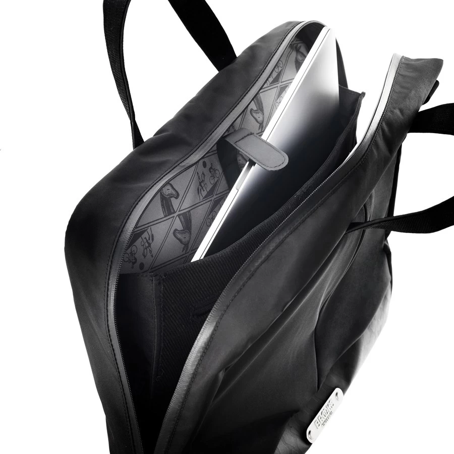 BROOKS ENGLAND Brooks New Street Briefcase - 15L - Black - Image 8