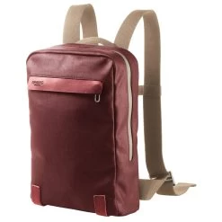 BROOKS ENGLAND Brooks Pickzip Canvas Backpack Small - Chianti/maroon
