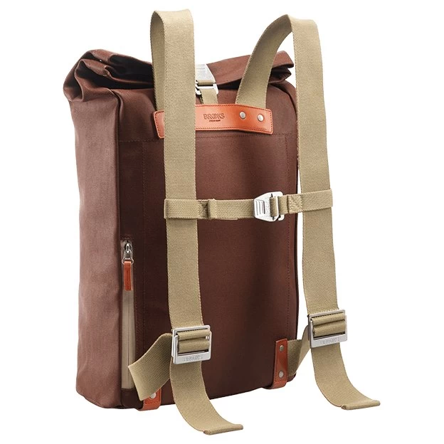 BROOKS ENGLAND Brooks Pickwick Cotton Canvas Backpack - 26L - Rust/brick - Image 2