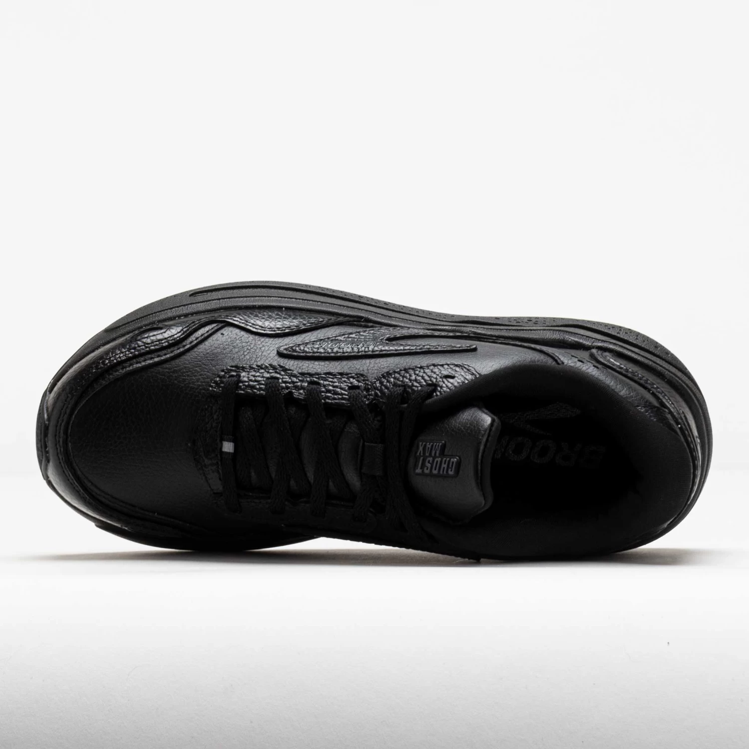 Brooks Ghost Max Leather Men's Black/Black - Image 3