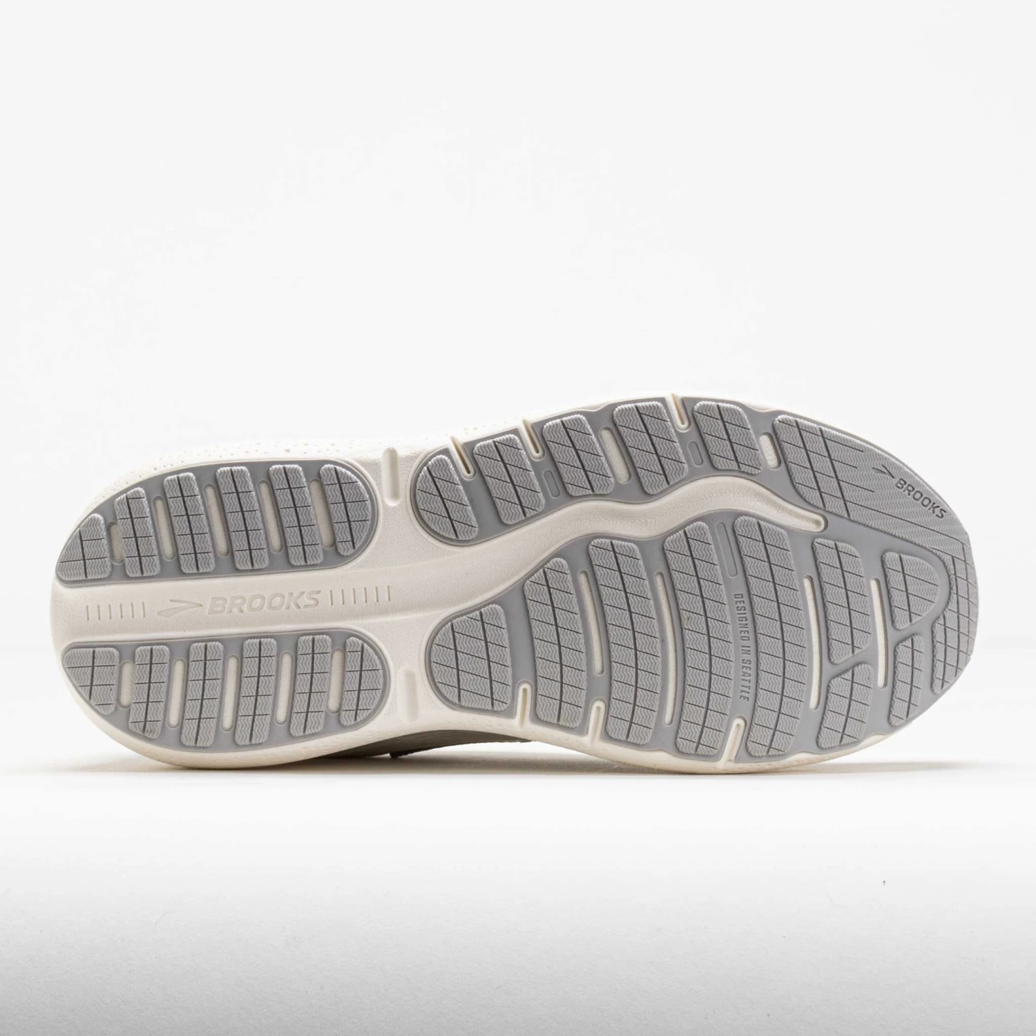 Brooks Ghost Max Leather Men's White/White - Image 4