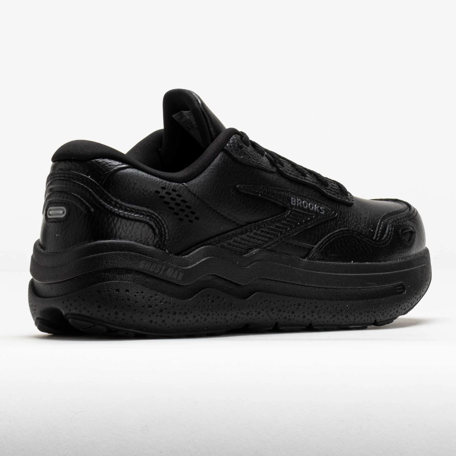 Brooks Ghost Max Leather Women's Black/Black - Image 6