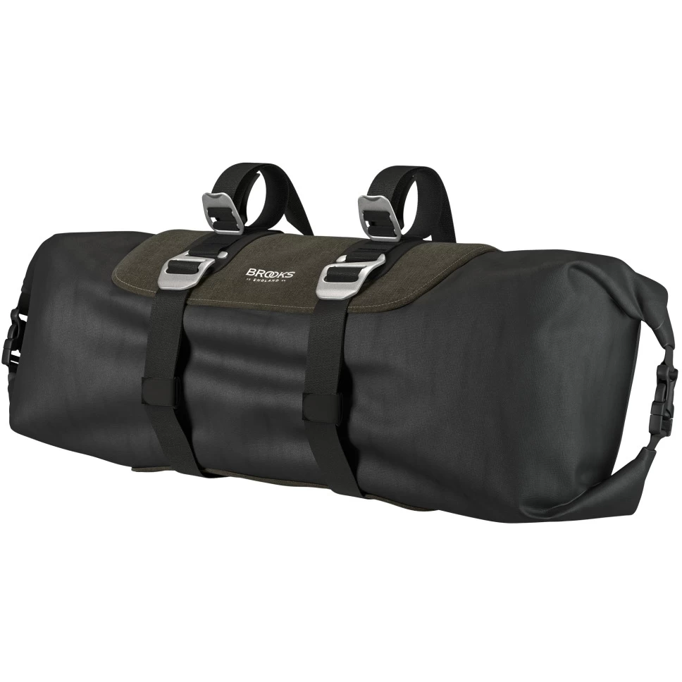 BROOKS ENGLAND Brooks Scape Handlebar Roll 10-12L - Mud Green - Image 2