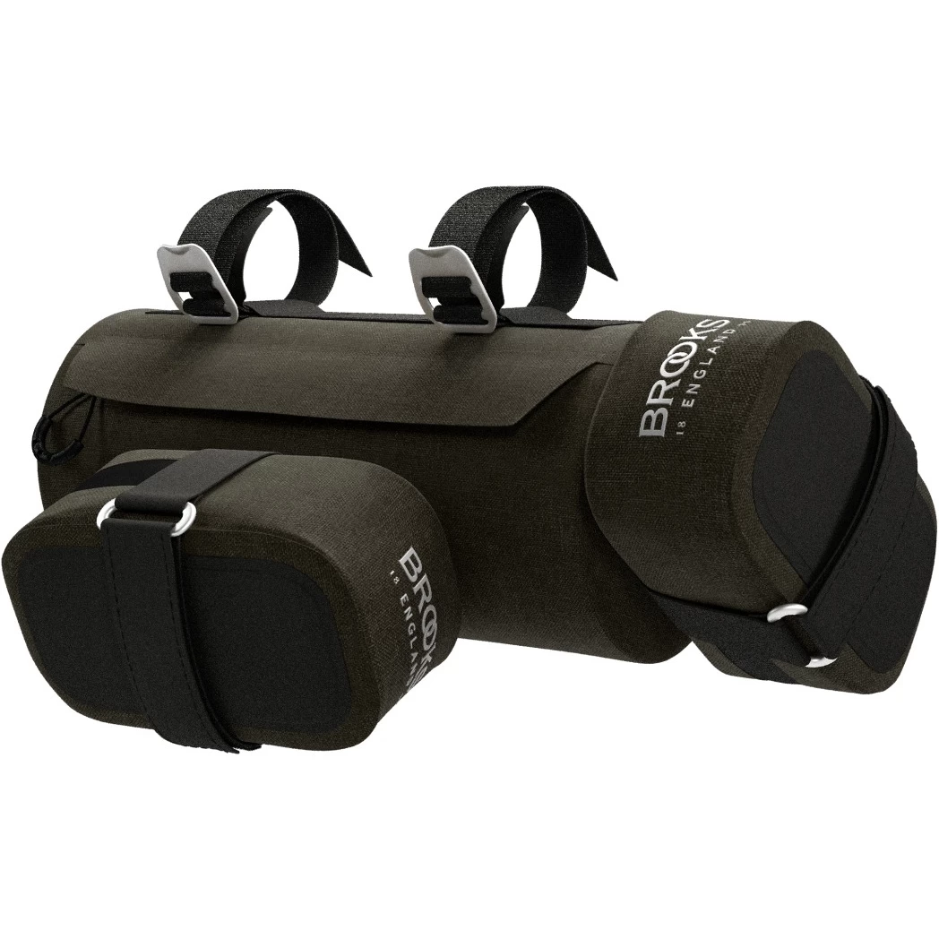 BROOKS ENGLAND Brooks Scape Handlebar Pouch - 3L - Mud Green - Image 5