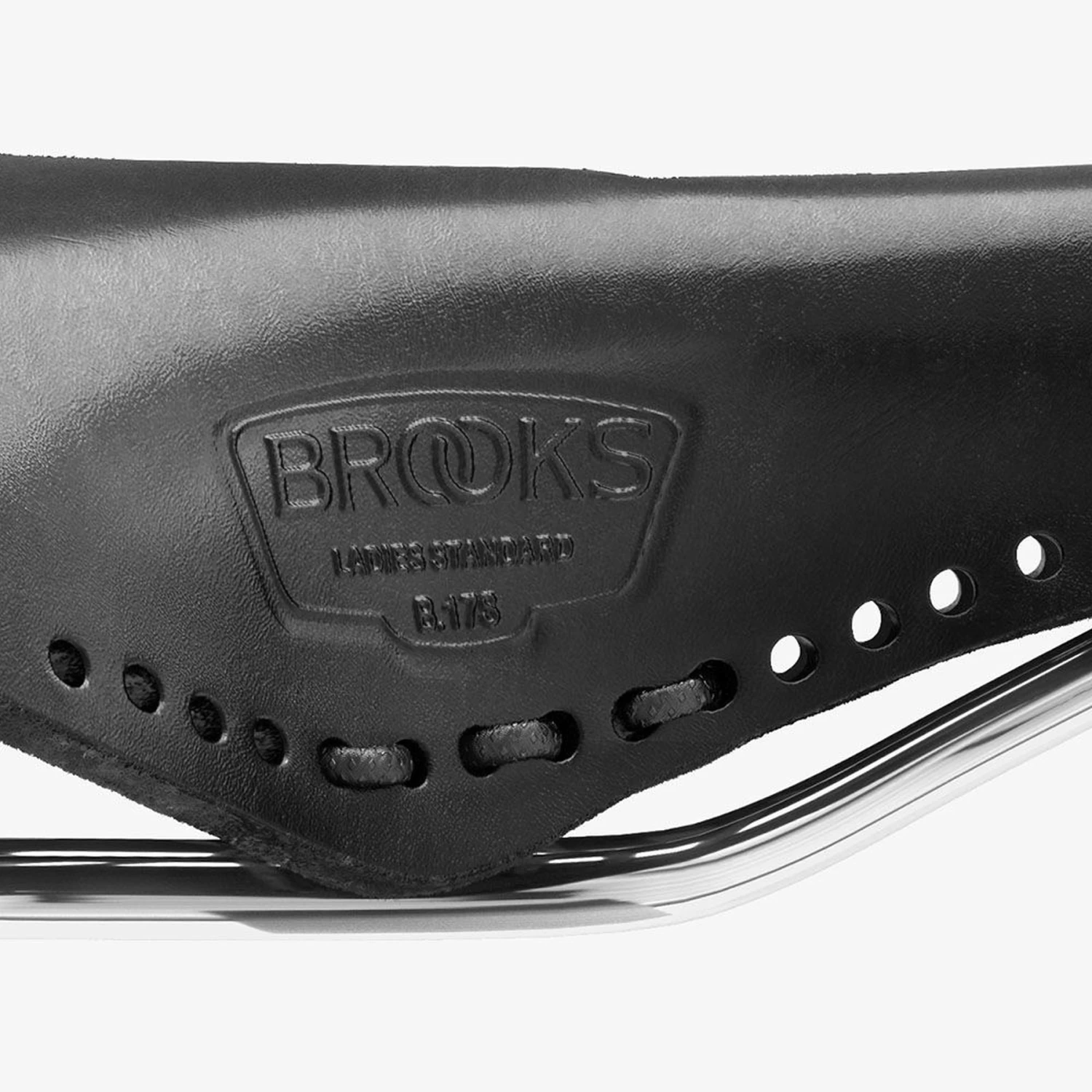 BROOKS ENGLAND Brooks B17 Carved Short Bend Leather Saddle - Black - Image 8
