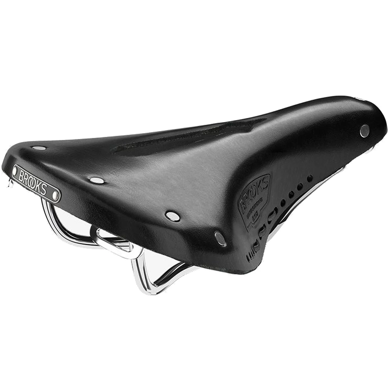 BROOKS ENGLAND Brooks B17 Carved Short Bend Leather Saddle - Black
