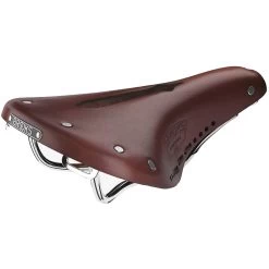 BROOKS ENGLAND Brooks B17 Carved Short Bend Leather Saddle - Brown