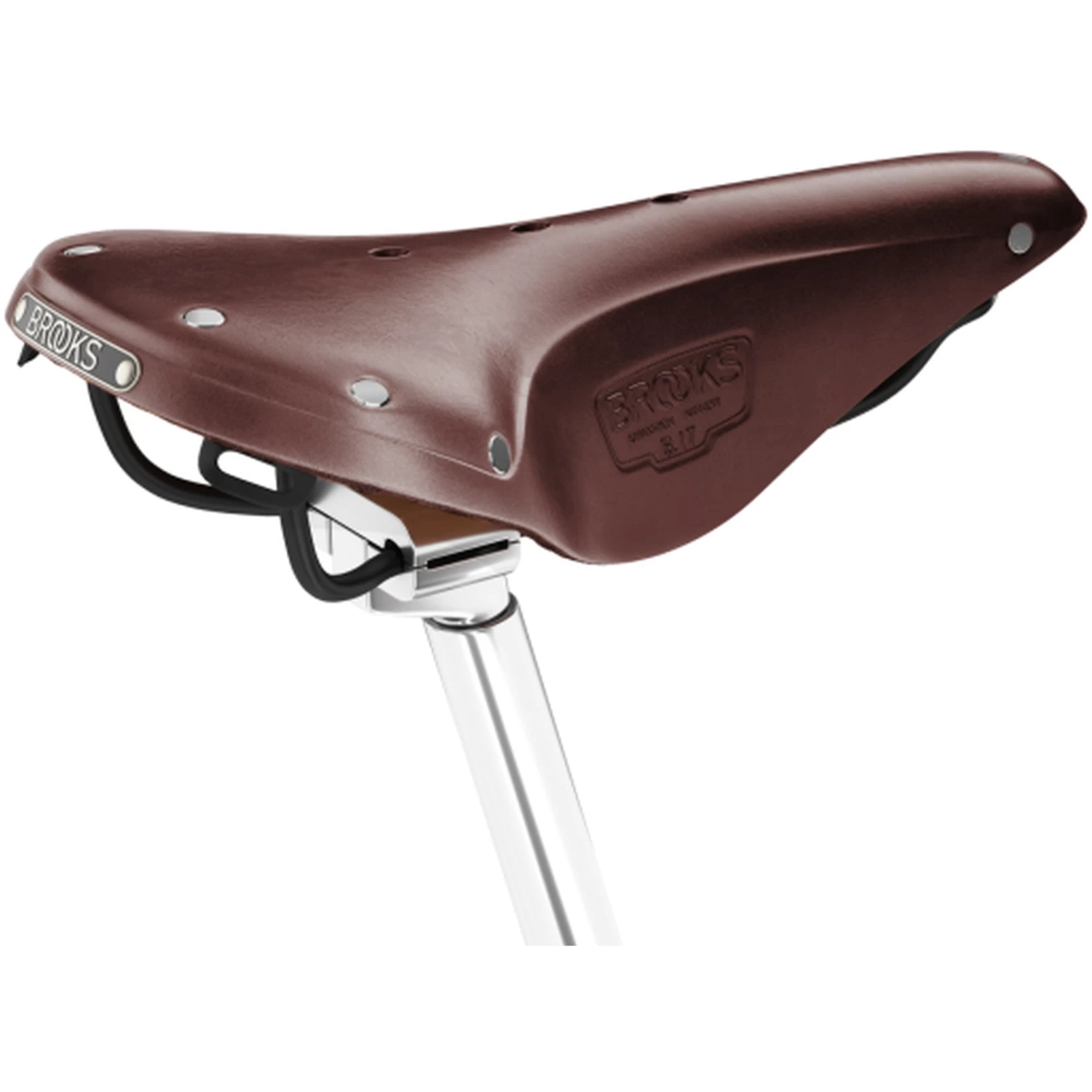 BROOKS ENGLAND Brooks B17 Narrow Bend Leather Saddle - Brown - Image 4