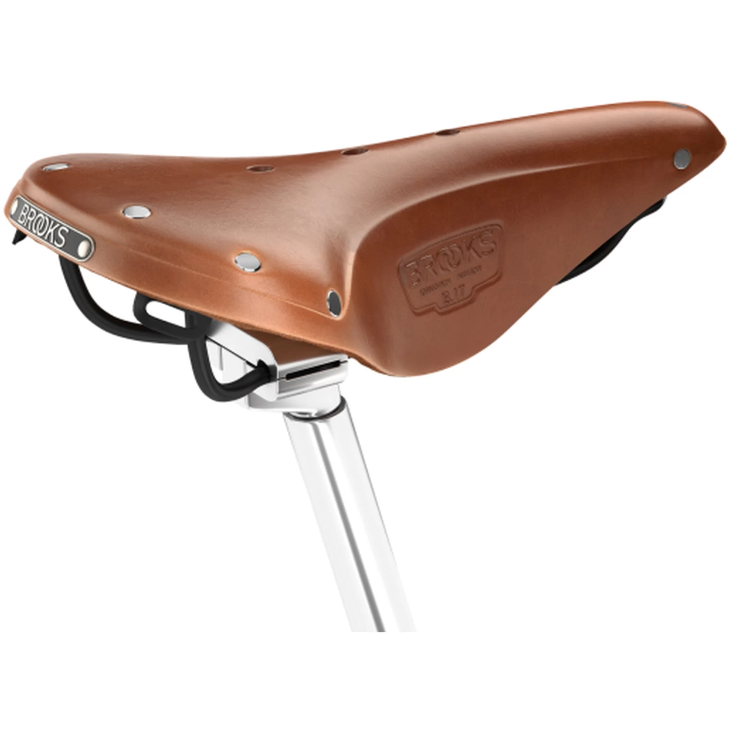 BROOKS ENGLAND Brooks B17 Narrow Bend Leather Saddle - Honey - Image 4