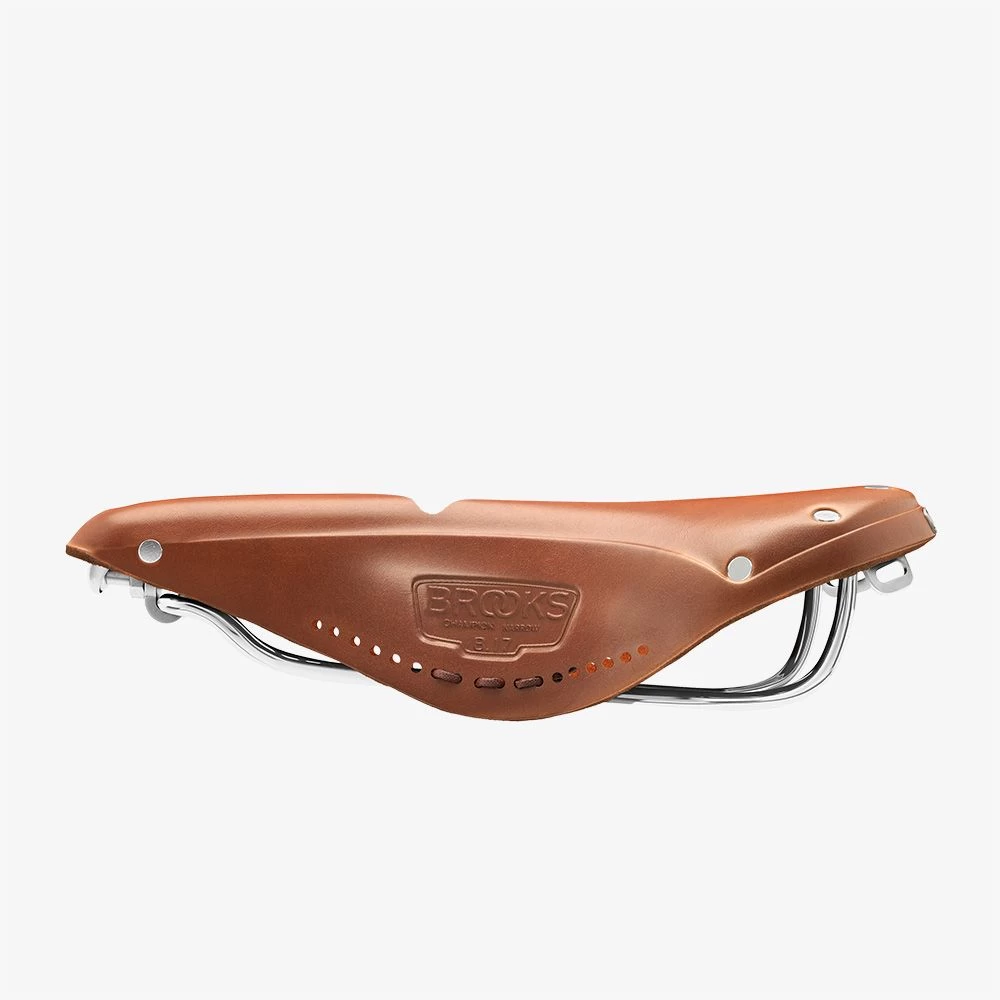 BROOKS ENGLAND Brooks B17 Narrow Carved Bend Leather Saddle - Honey - Image 5