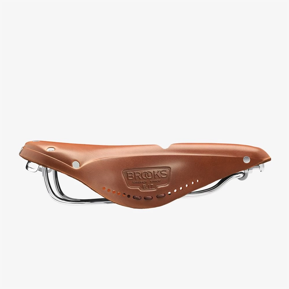 BROOKS ENGLAND Brooks B17 Narrow Carved Bend Leather Saddle - Honey - Image 4