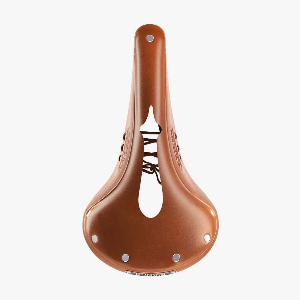 BROOKS ENGLAND Brooks B17 Narrow Carved Bend Leather Saddle - Honey - Image 2