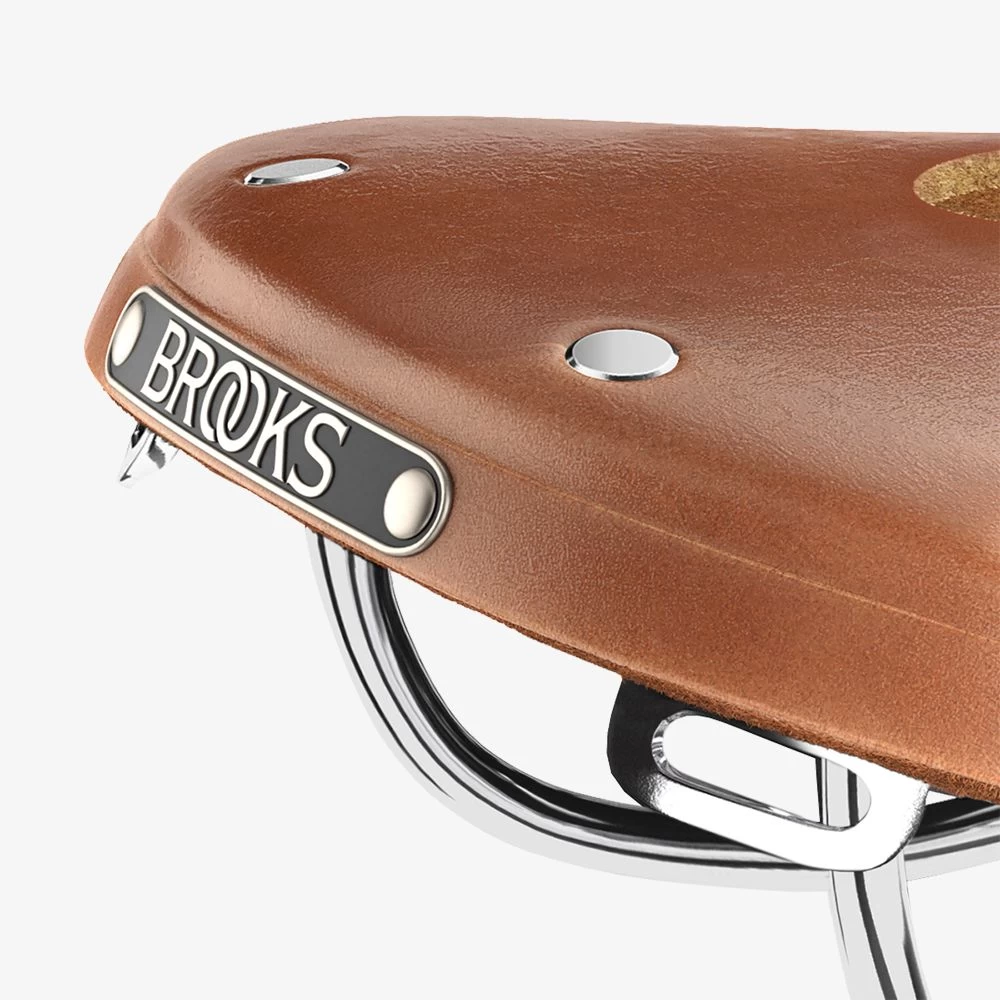 BROOKS ENGLAND Brooks B17 Narrow Carved Bend Leather Saddle - Honey - Image 7