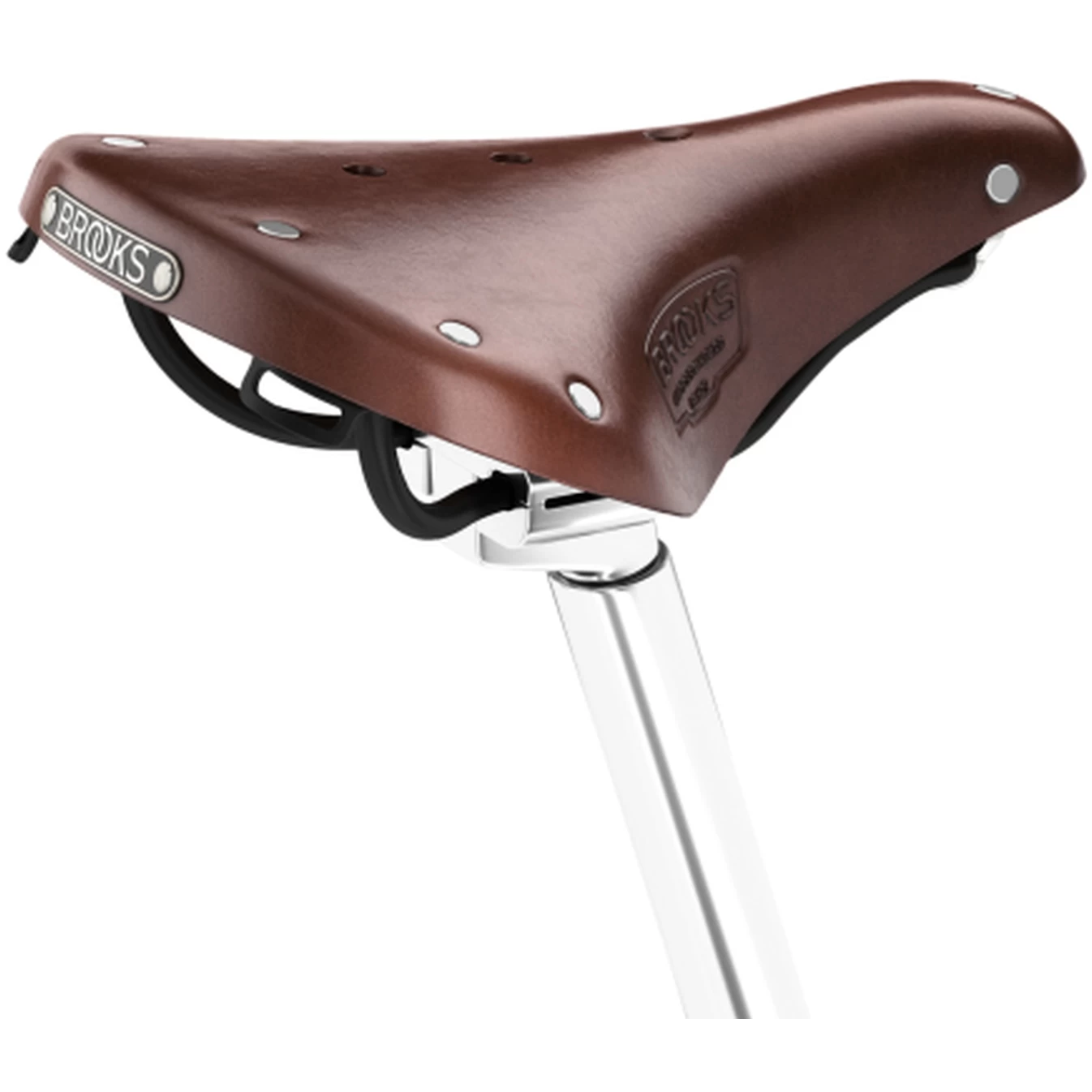 BROOKS ENGLAND Brooks B17 Short Bend Leather Saddle - Brown - Image 4
