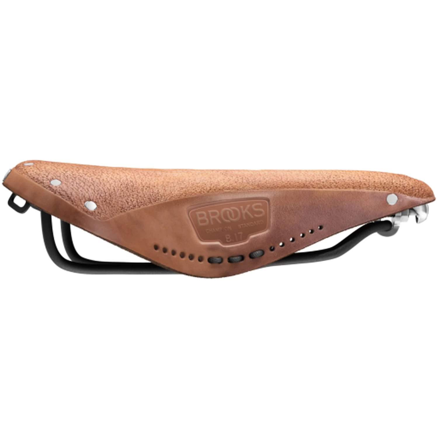 BROOKS ENGLAND Brooks B17 Softened Bend Leather Saddle - Dark Tan - Image 6