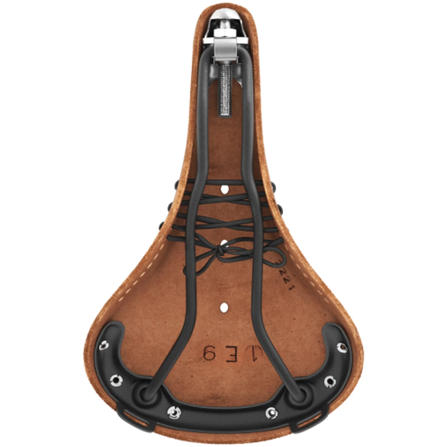 BROOKS ENGLAND Brooks B17 Softened Bend Leather Saddle - Dark Tan - Image 5