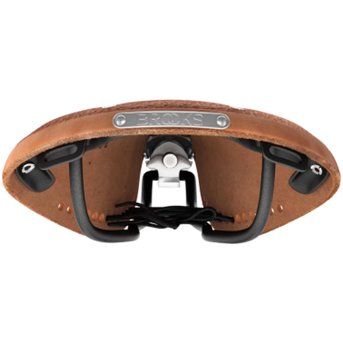 BROOKS ENGLAND Brooks B17 Softened Bend Leather Saddle - Dark Tan - Image 4