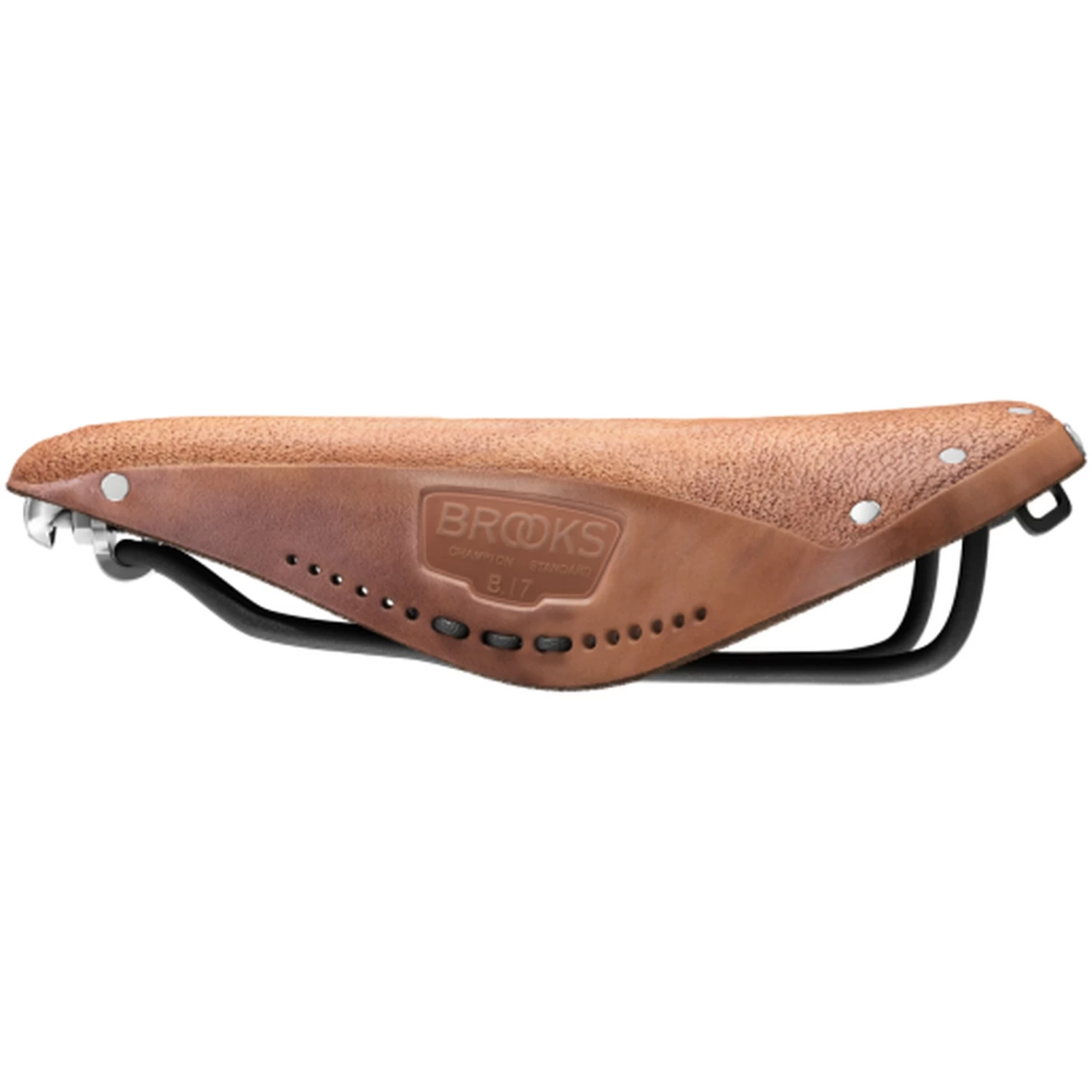 BROOKS ENGLAND Brooks B17 Softened Bend Leather Saddle - Dark Tan - Image 3