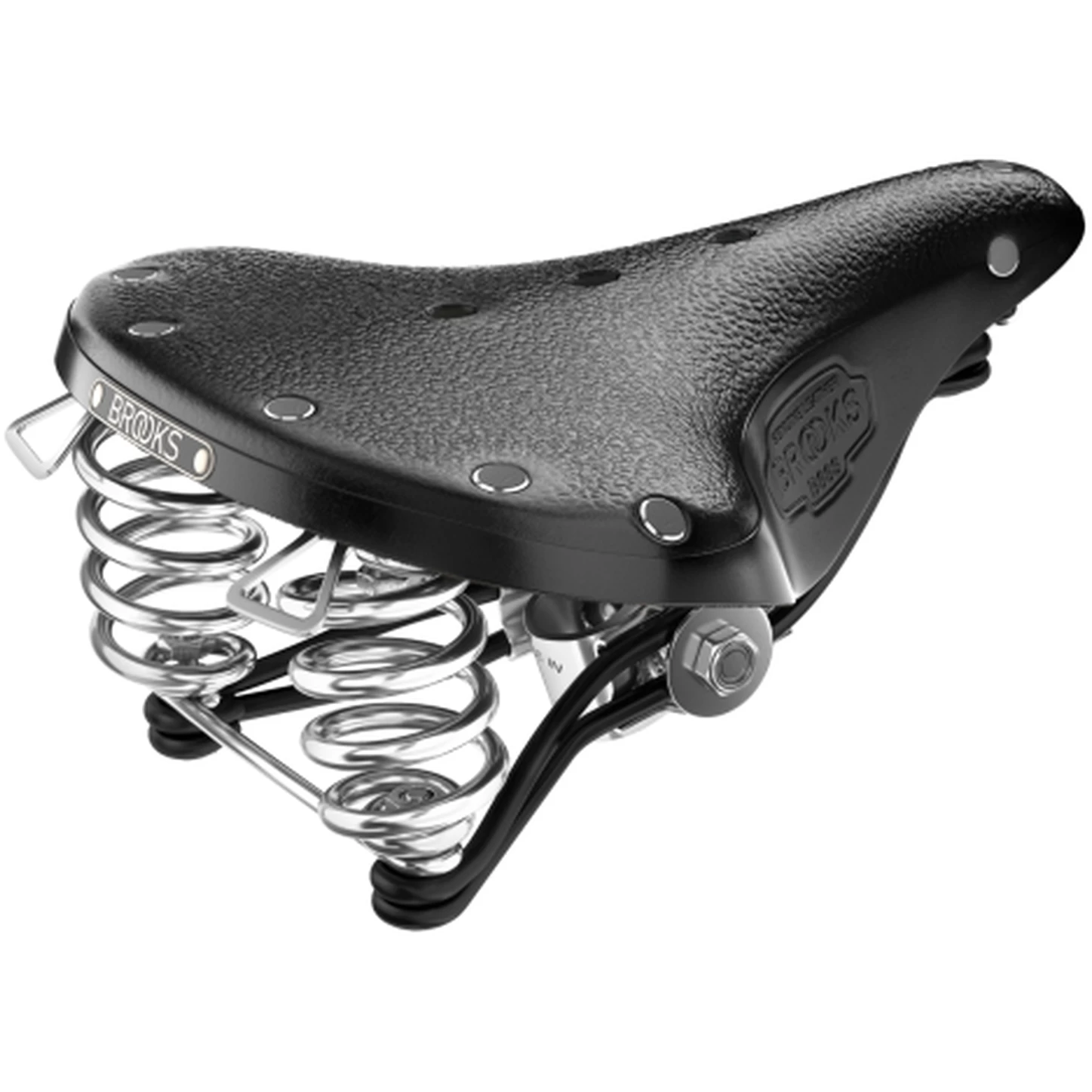 BROOKS ENGLAND Brooks B66 Short Bend Leather Saddle - Black