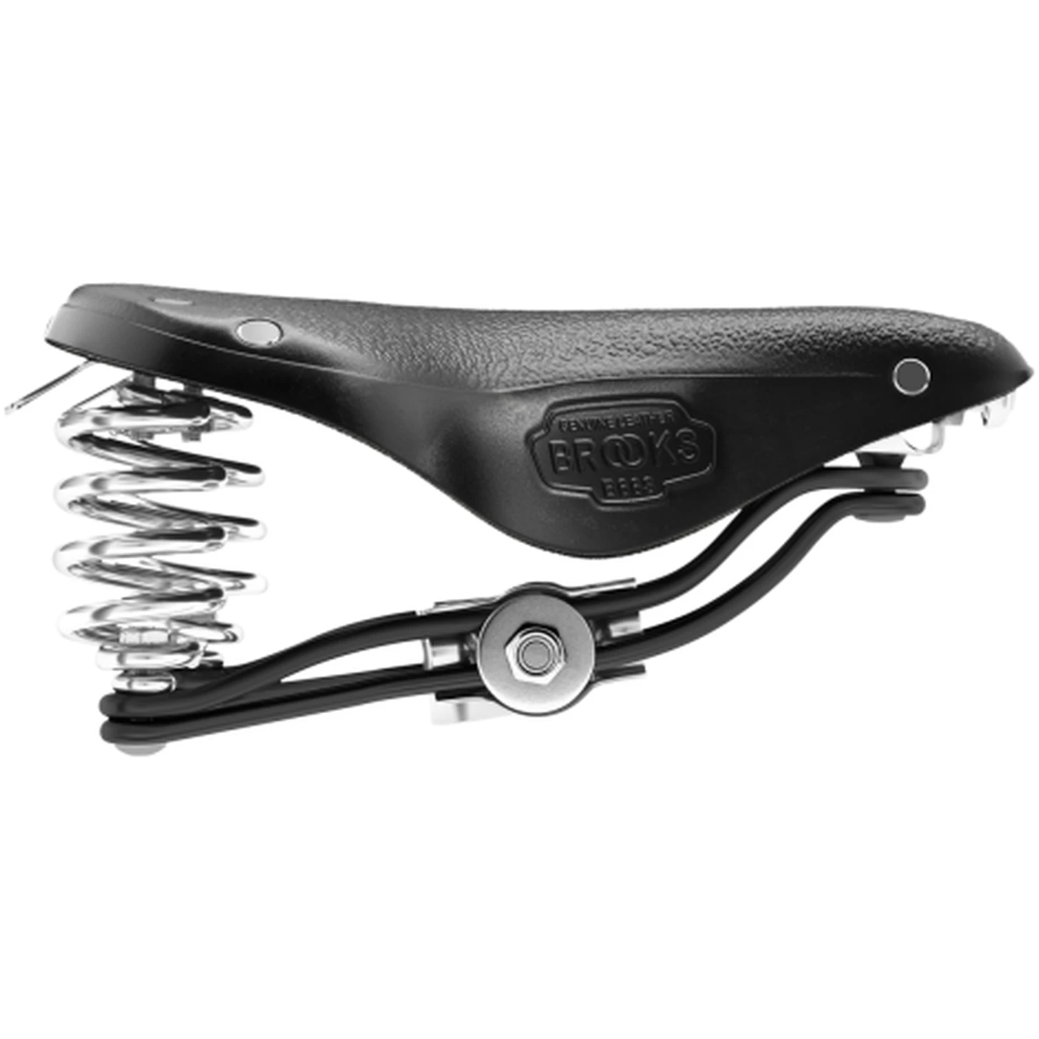 BROOKS ENGLAND Brooks B66 Short Bend Leather Saddle - Black - Image 6