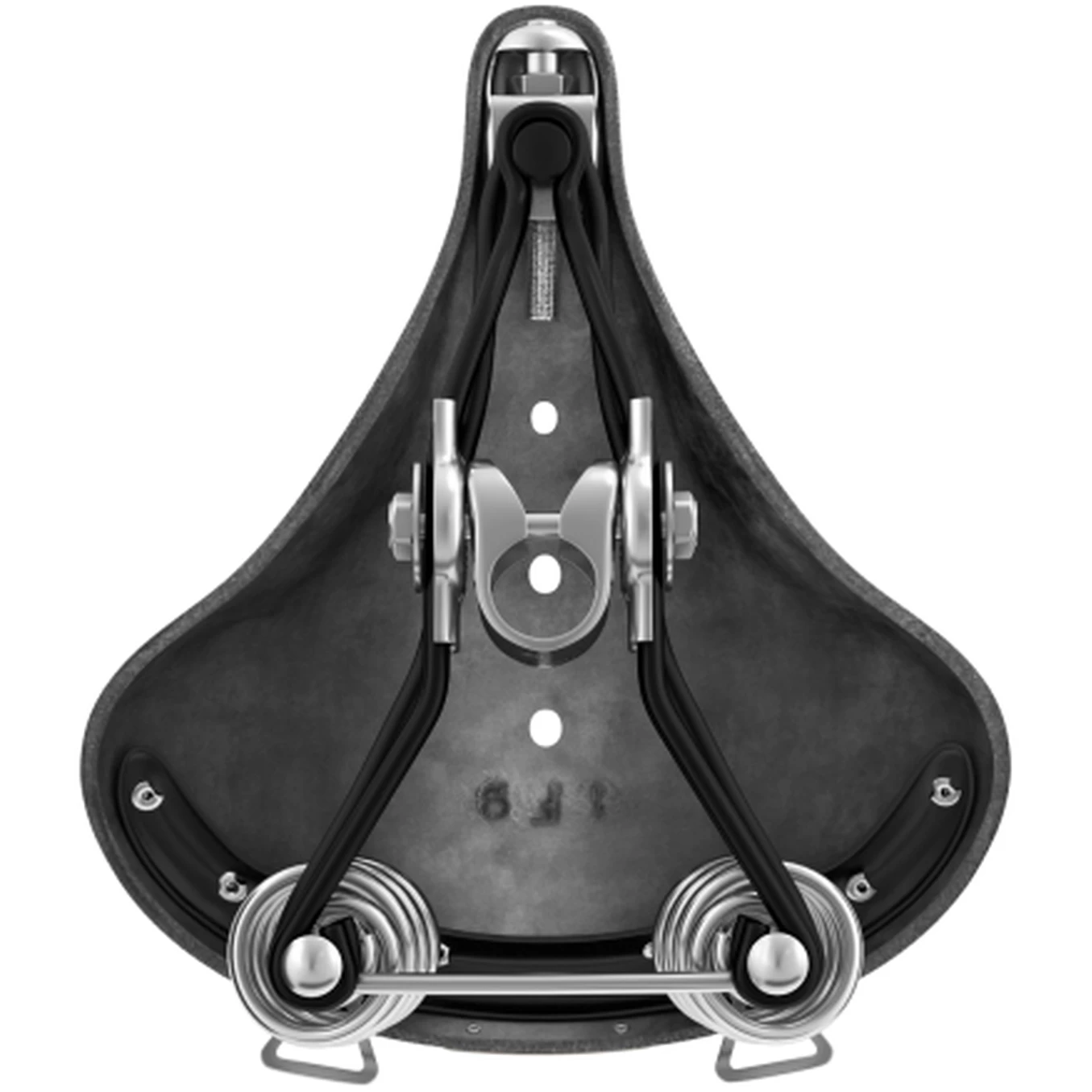 BROOKS ENGLAND Brooks B66 Short Bend Leather Saddle - Black - Image 5