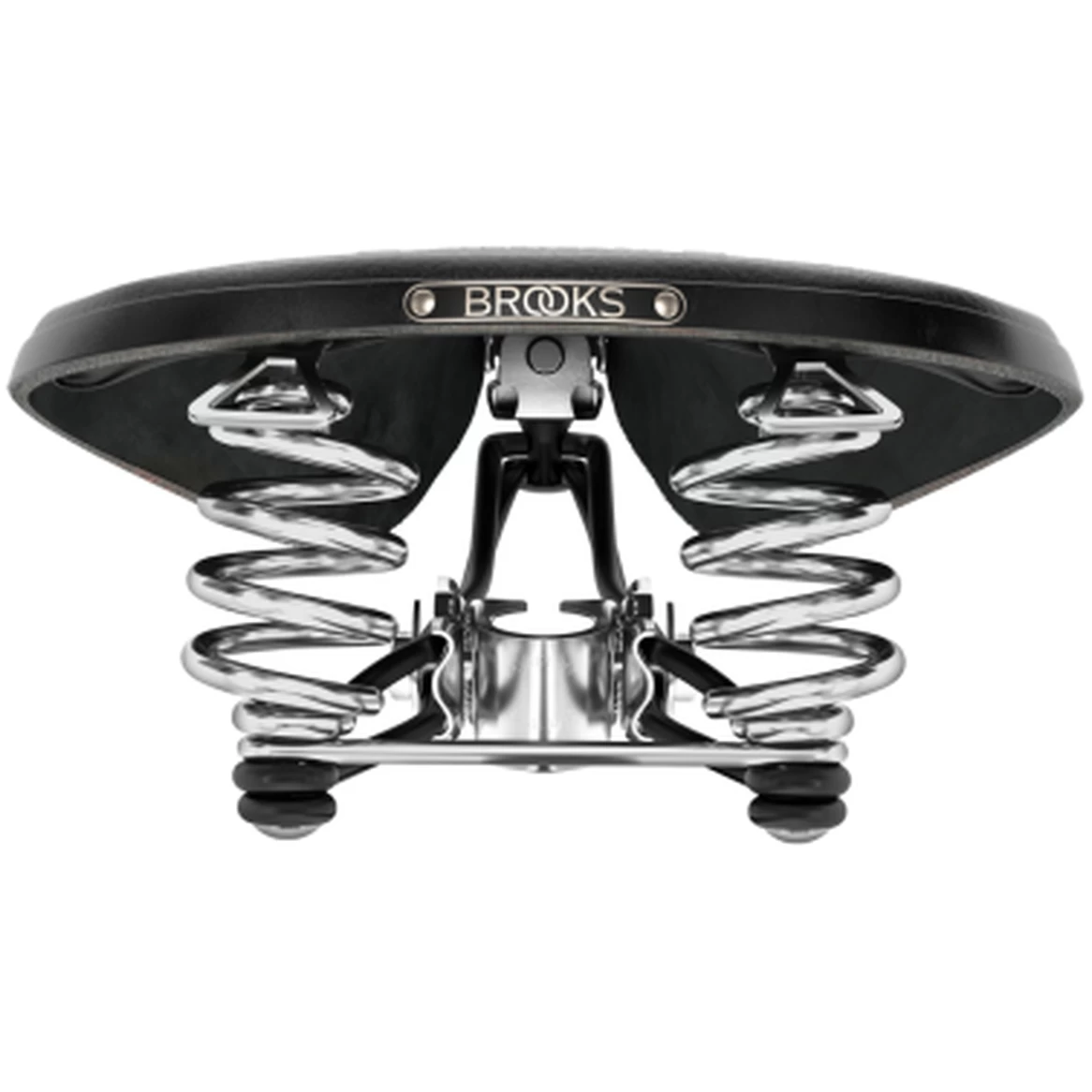 BROOKS ENGLAND Brooks B66 Short Bend Leather Saddle - Black - Image 4