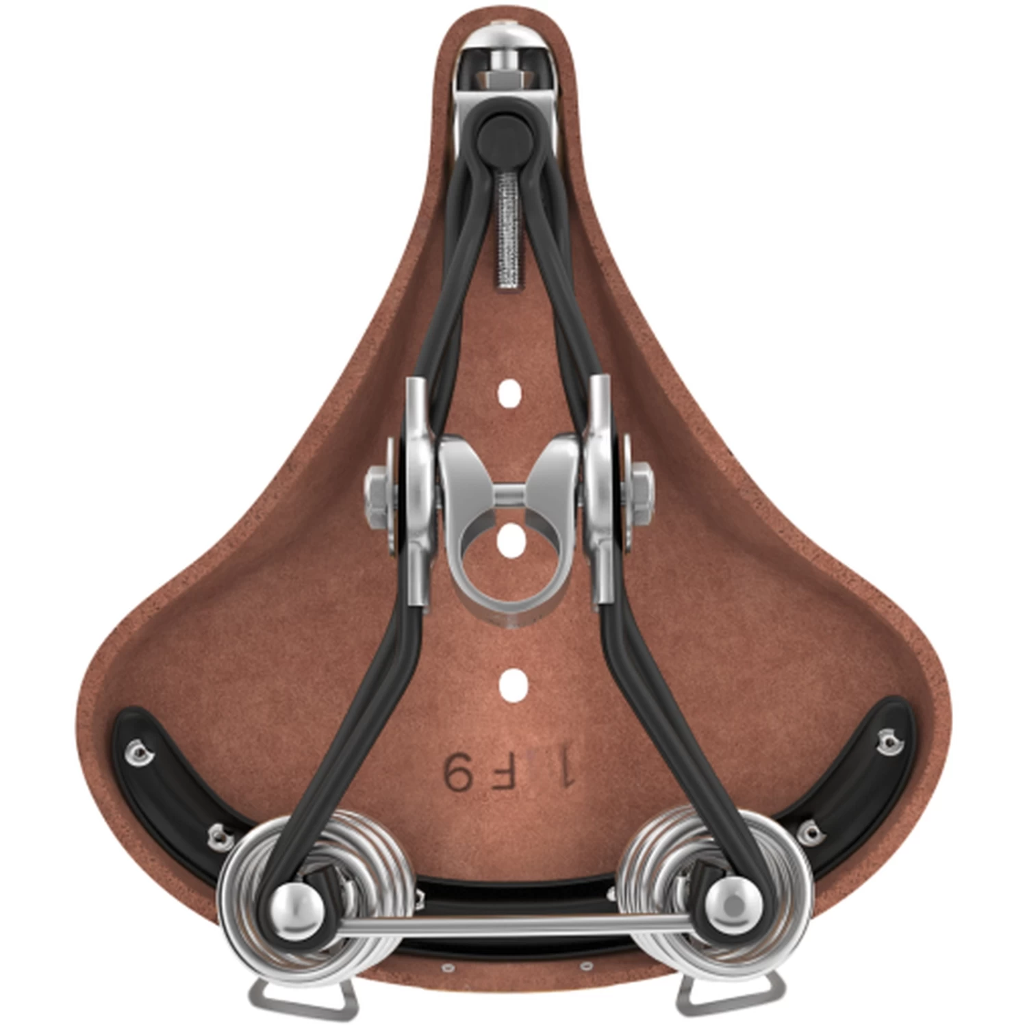 BROOKS ENGLAND Brooks B66 Short Bend Leather Saddle - Brown - Image 5