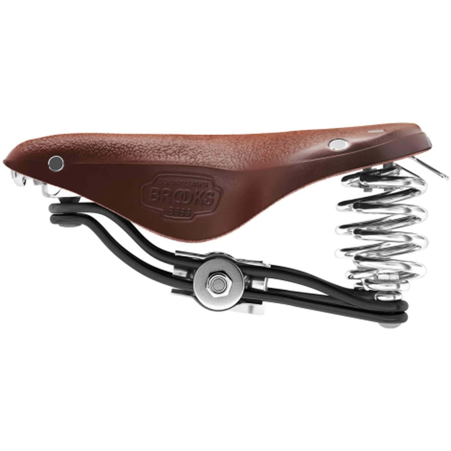 BROOKS ENGLAND Brooks B66 Short Bend Leather Saddle - Brown - Image 2