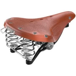 BROOKS ENGLAND Brooks B66 Short Bend Leather Saddle - Honey