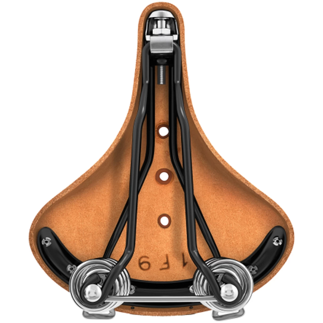 BROOKS ENGLAND Brooks B67 Short Bend Leather Saddle - Honey - Image 5