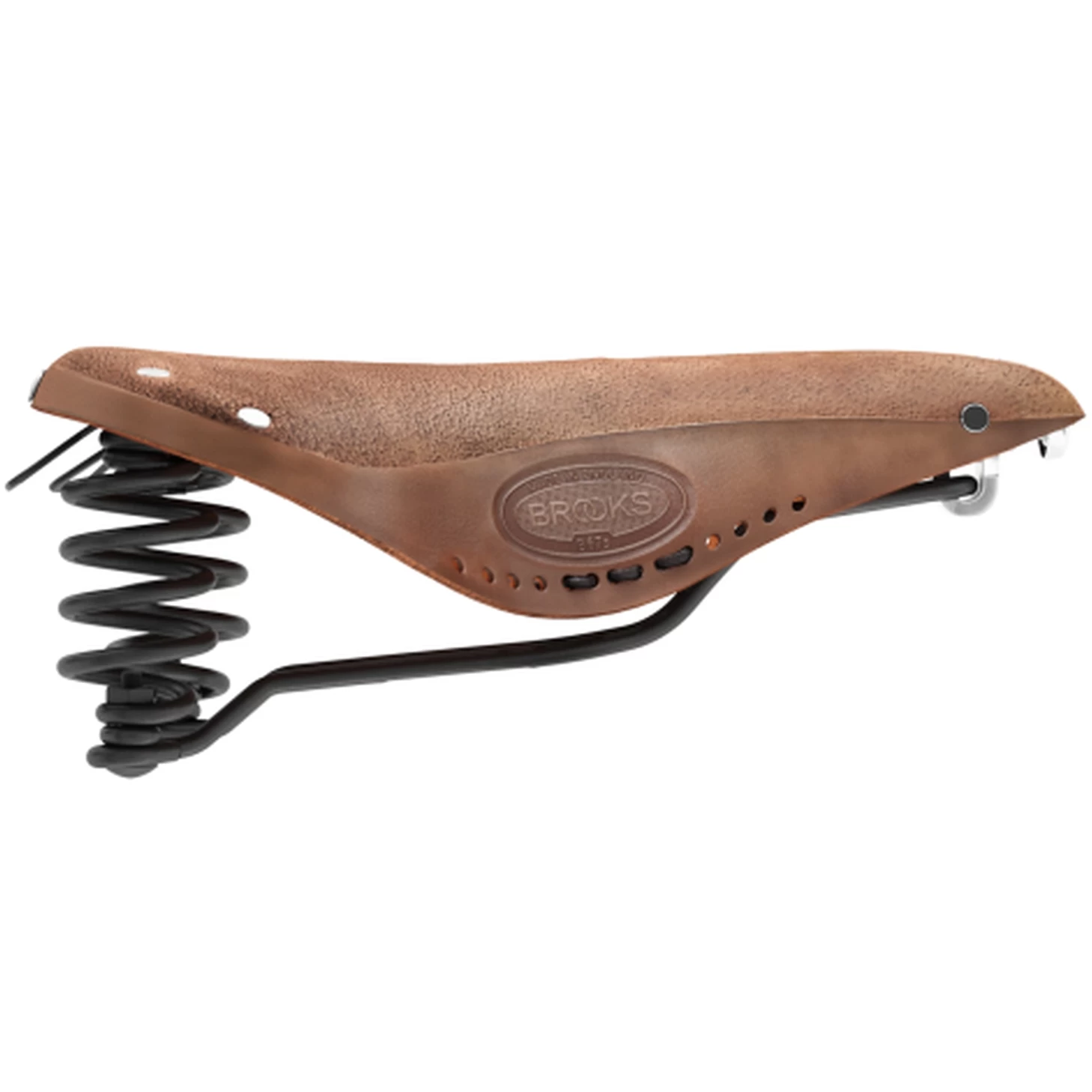 BROOKS ENGLAND Brooks B67 Softened Bend Leather Saddle - Dark Tan - Image 6