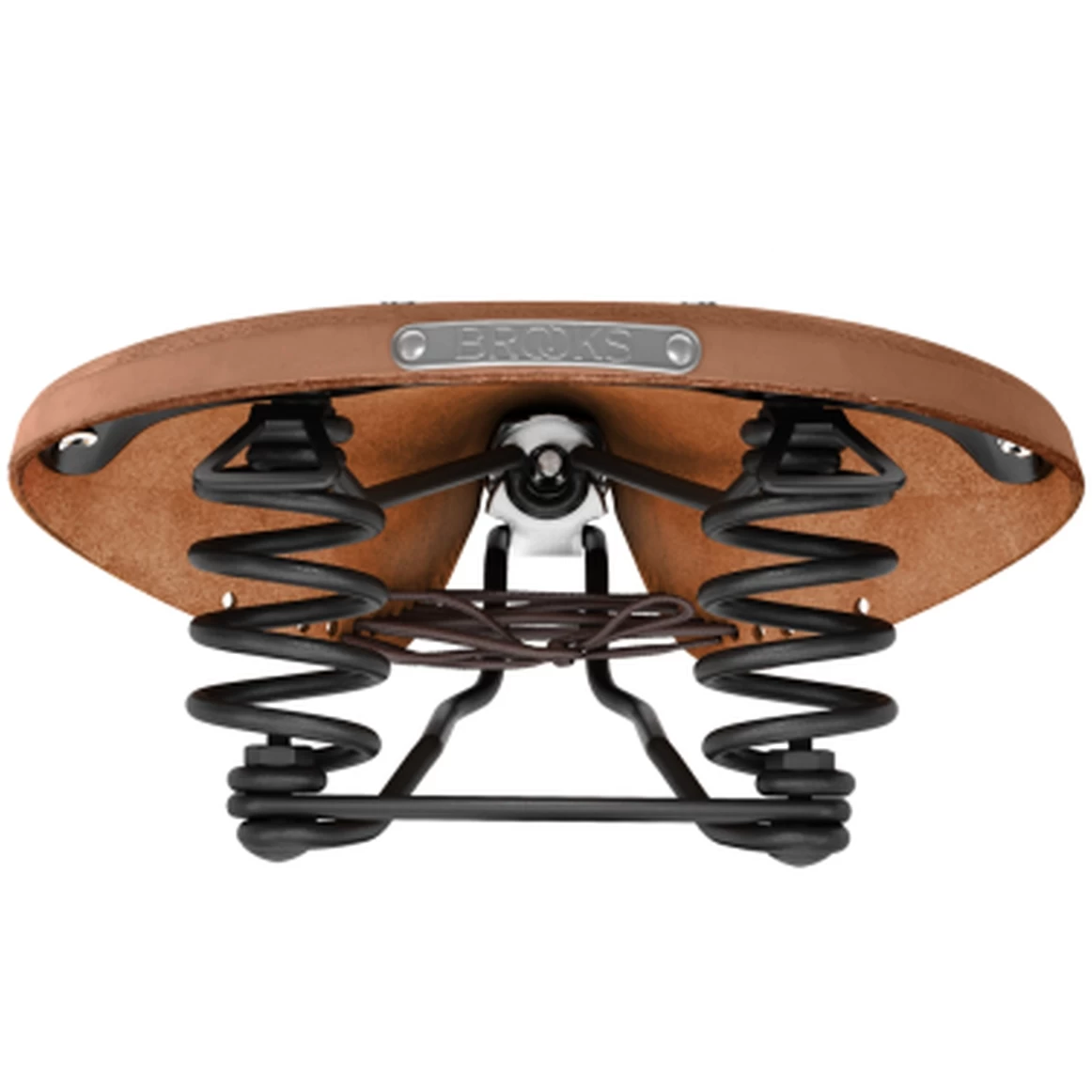 BROOKS ENGLAND Brooks B67 Softened Bend Leather Saddle - Dark Tan - Image 5