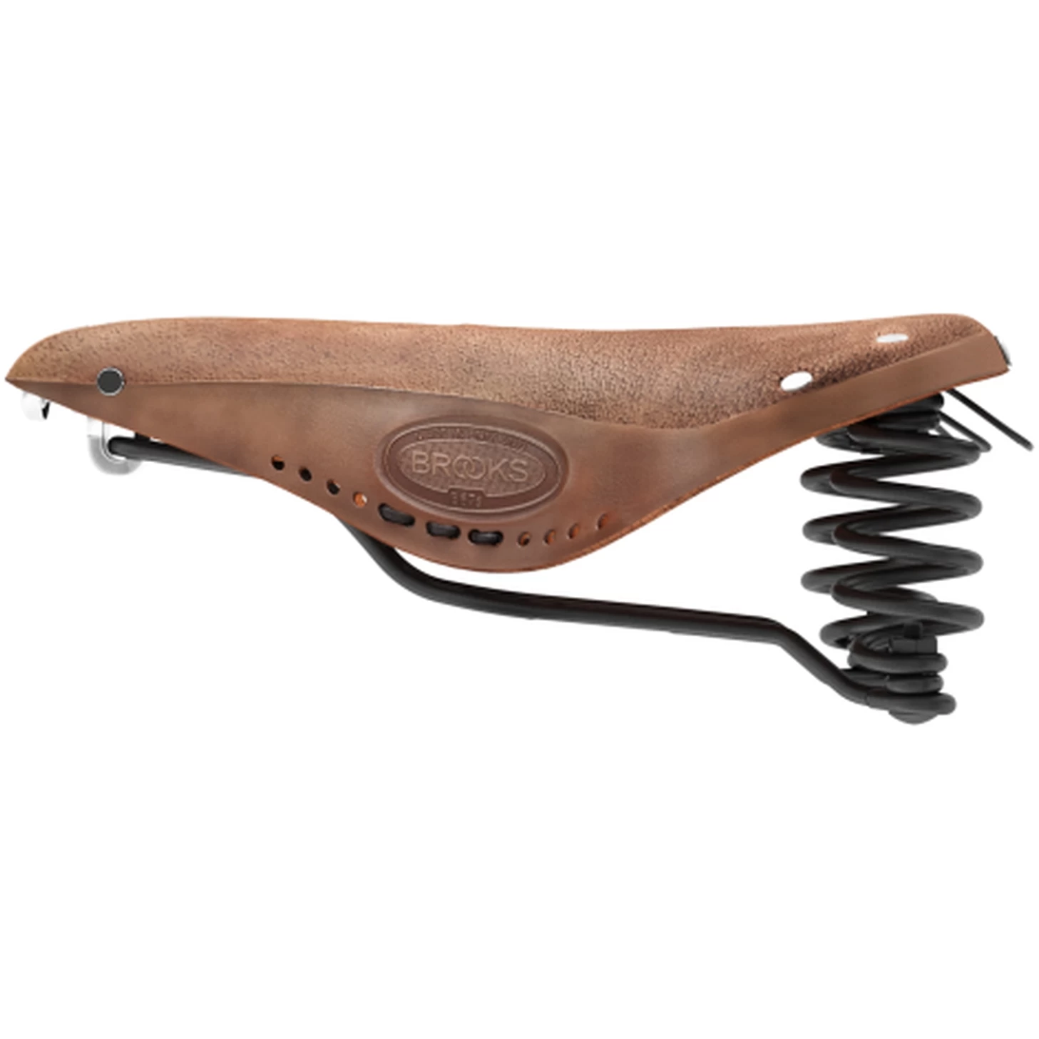 BROOKS ENGLAND Brooks B67 Softened Bend Leather Saddle - Dark Tan - Image 3