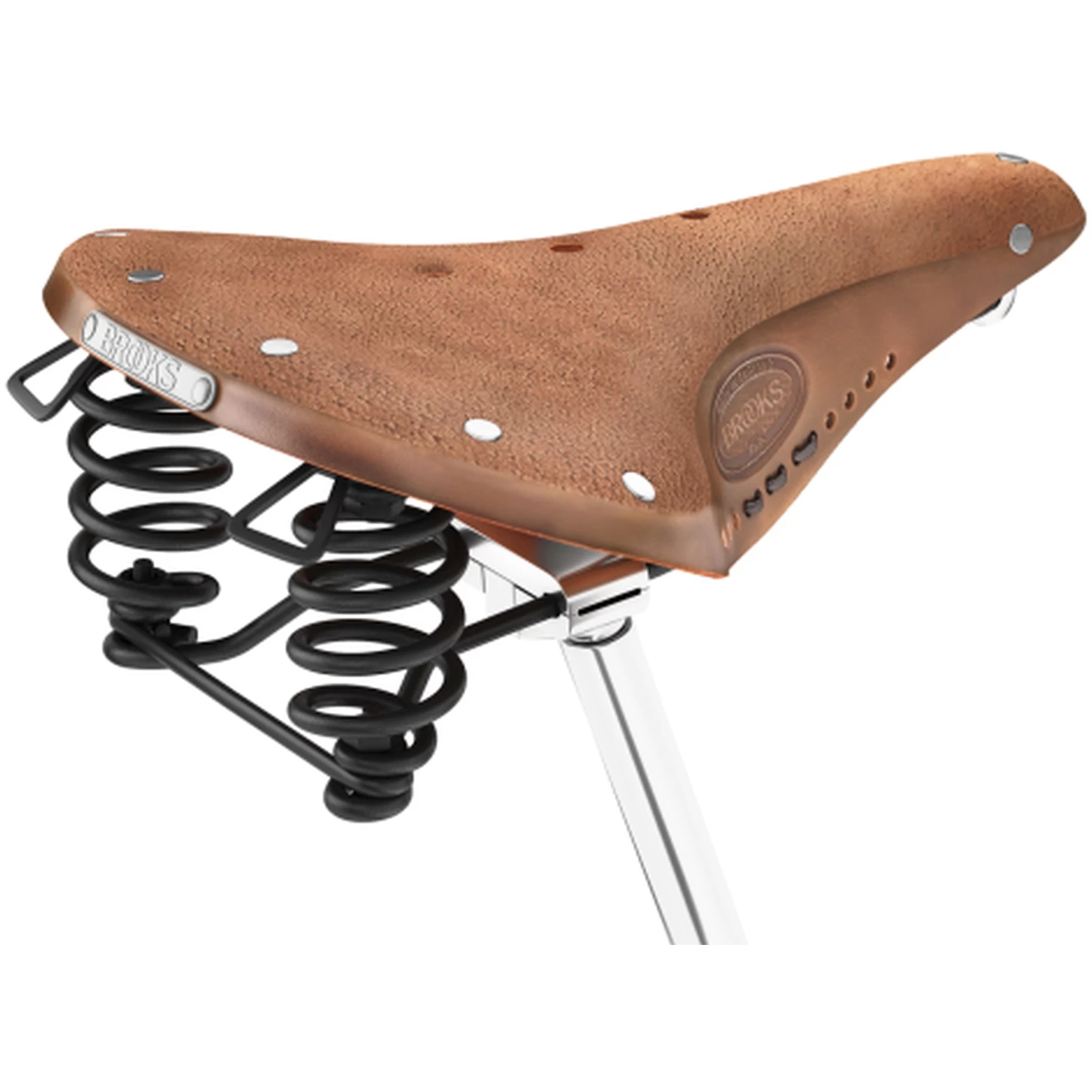 BROOKS ENGLAND Brooks B67 Softened Bend Leather Saddle - Dark Tan - Image 2