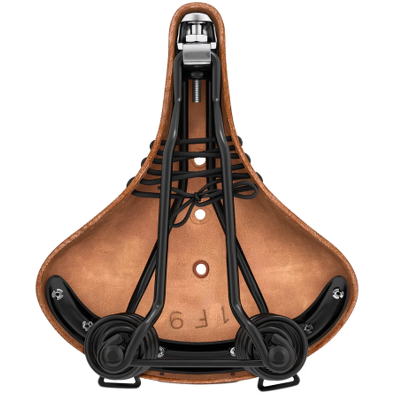 BROOKS ENGLAND Brooks B67 Softened Short Bend Leather Saddle - Dark Tan - Image 5