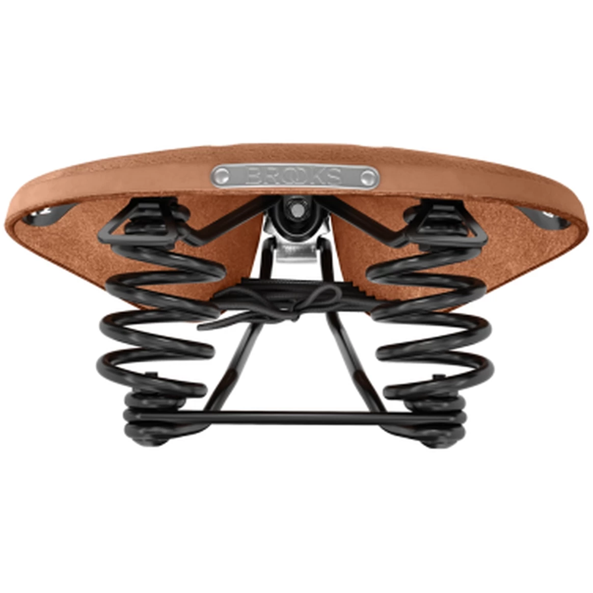 BROOKS ENGLAND Brooks B67 Softened Short Bend Leather Saddle - Dark Tan - Image 4