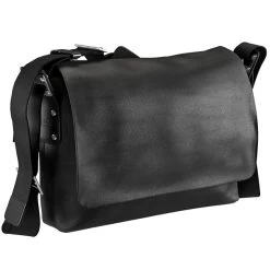 BROOKS ENGLAND Brooks Barbican Cotton Canvas Shoulder Bag - 13L - Total Black