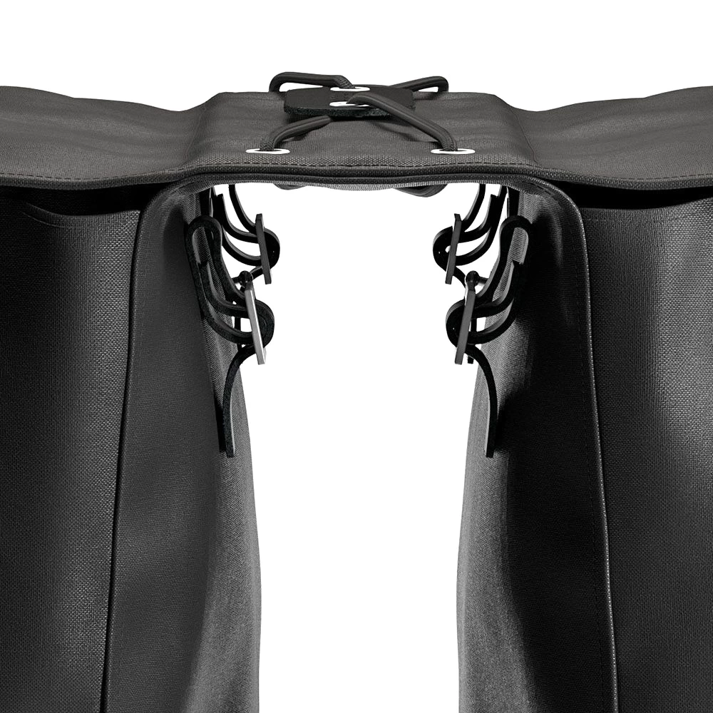 BROOKS ENGLAND Brooks Brick Lane Roll-Up Panniers - 2x15L - Black - Image 5