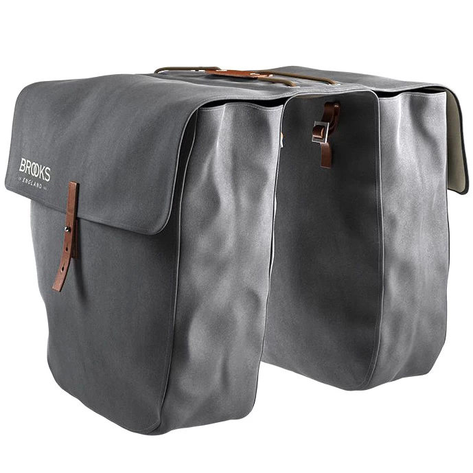 BROOKS ENGLAND Brooks Brick Lane Roll-Up Panniers - 2x15L - Grey