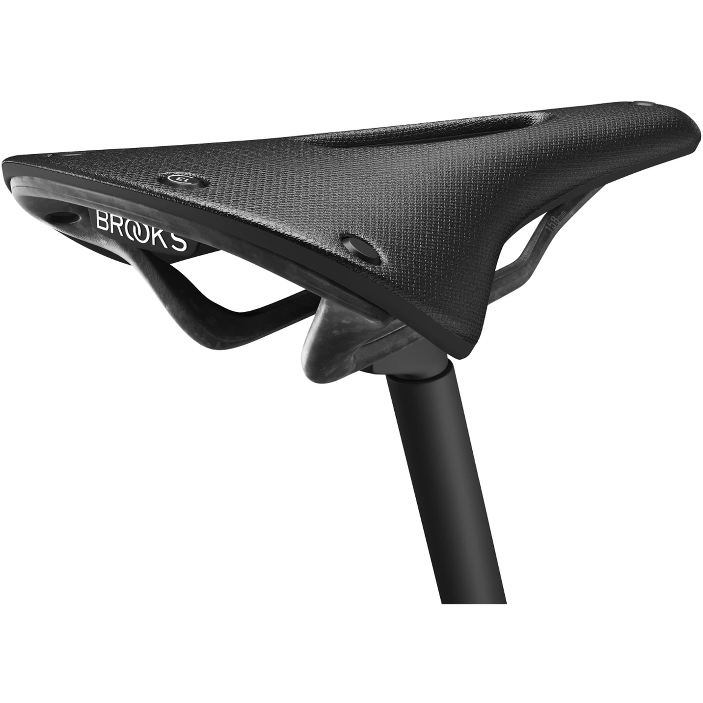 BROOKS ENGLAND Brooks Cambium C13 Carved 158 All Weather Saddle - Black - Image 4