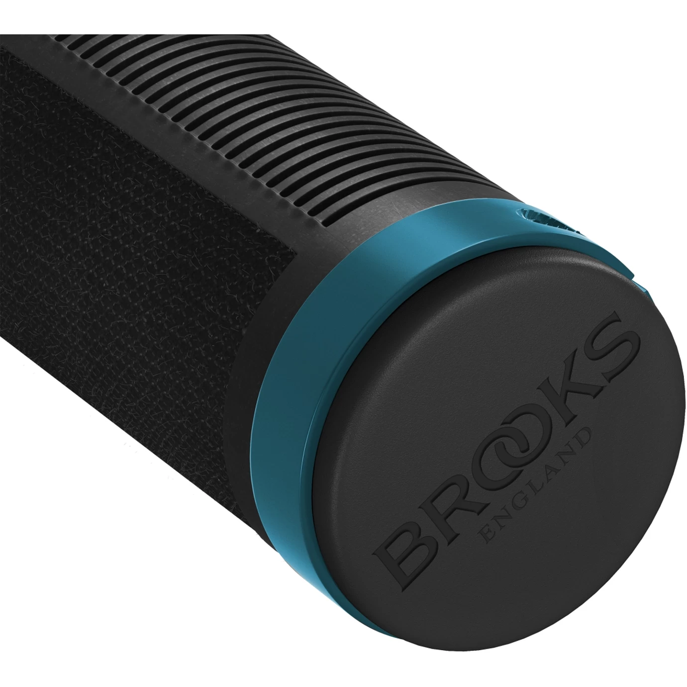 BROOKS ENGLAND Brooks Cambium Rubber Grips For Twist Shifter 100/100 Mm - Black/octane - Image 3