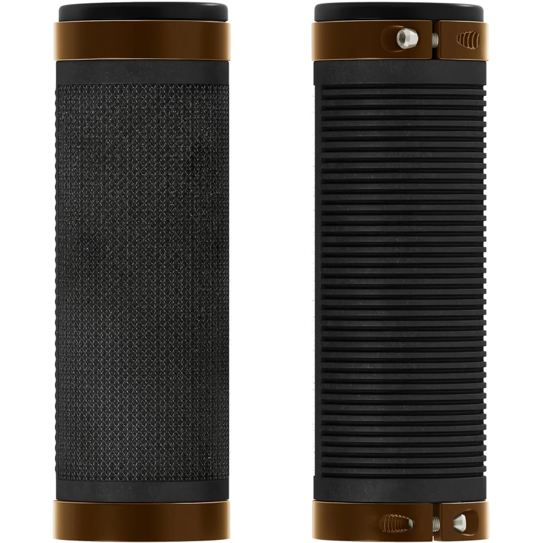 BROOKS ENGLAND Brooks Cambium Rubber Grips For Twist Shifter 100/100 Mm - Black/orange - Image 2