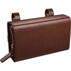 BROOKS ENGLAND Brooks D-Shaped Leather Saddle Bag - Brown